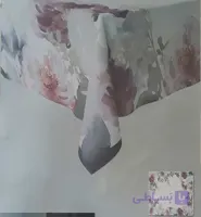 رومیزی پلی کتان پانو طرح کلارا 4نفره مربع 150*150