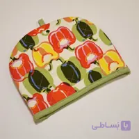 روقوری کتان رزین تاژ طرح فلفل دلمه