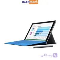 تبلت استوک مایکروسافت سورفیس پرو 3 مدل Surface Pro 3 – i7 8G 256GSSD + کیبوردحرفه ایMicrosoft Surface Pro 3 convertible 2-in-1 laptop
