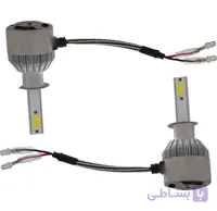 لامپ هدلایت خودرو مدل C6 H1 بسته دو عددی