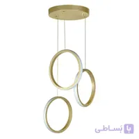 لوستر مدرن مدل سه شعله دایره