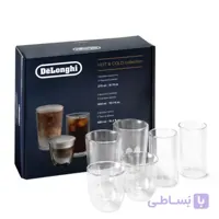 ست 6 عددی فنجان و لیوان دلونگی DLSC326