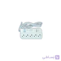 محافظ برق 5 خانه فروزش مدل FR250 با 3 متر سیم مخصوص صوتی، تصویری