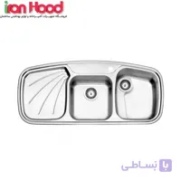 سینک استیل البرز مدل 614 New توکار