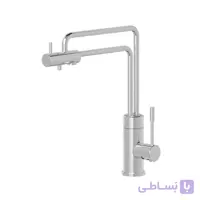 شیر ظرفشویی دو منظوره شوان مدل لوسید کروم مات (ارسال رایگان)