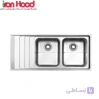 سینک استیل البرز مدل 734 روکار