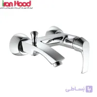 شیر حمام البرز روز مدل یونیک سفید