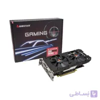 کارت گرافیک BIOSTAR RX 580 4GB ( در حد نو ) با جعبه