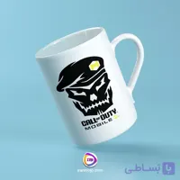 ماگ طرح دار گوست کالاف دیوتی موبایل