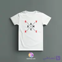 تیشرت با طرح نوشته گیم اور