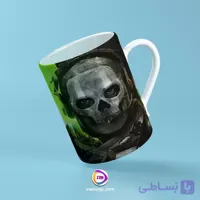 ماگ گیمینگ طرح کاراکتر گوست کالاف دیوتی وارزون