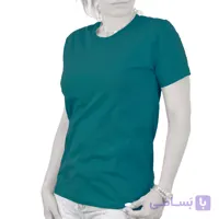 تیشرت ساده دخترانه سبز کله غازی