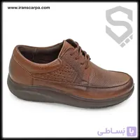 کفش چرم مردانه طبی مدل داما بندی