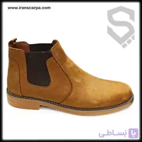 نیم بوت چرم مردانه چلسی مدل لامور