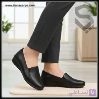 کفش چرم زنانه طبی مدل پاسو