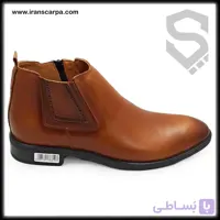 نیم بوت چرم مردانه مجلسی مدل بولیکا