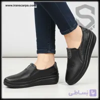 کفش چرم طبی زنانه مدل آدوت
