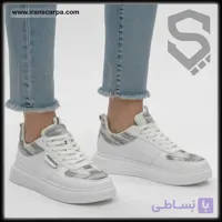کفش اسپرت زنانه سفید طوسی مدل ژزوفین