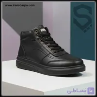 نیم بوت چرم مردانه مدل لوگان