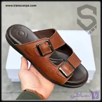 صندل چرم مردانه مدل آرون