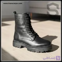 بوت بلند مردانه چرم مدل کاوه