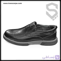 کفش چرم مردانه اداری مدل برلین بدون بند