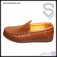 کفش چرم مردانه کالج مدل راکا