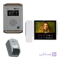 پکیج آیفون تصویری تک نما مدل C70 ارتباط داخلی 7 اینچی از 1 تا 8 واحد