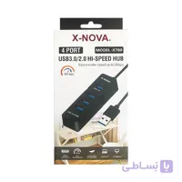هاب 4 پورت USB3.0/USB2.0 نووا مدل X780