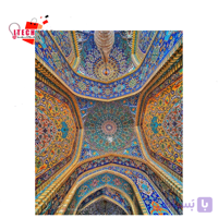 برچسب کاغذی پشت چسبدار طرح معماری ایرانی کد 9