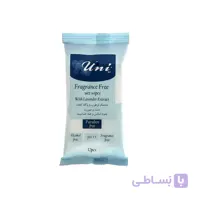 دستمال مرطوب یونی لد مدل Lavender Extract بسته 12 عددی