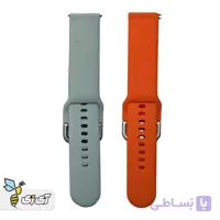 بند ساعت سیلیکونی 20 میلی‌متری سگکی مدل S13