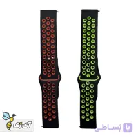 بند ساعت سیلیکونی 20 میلی‌متری طرح نایکی مدل S11