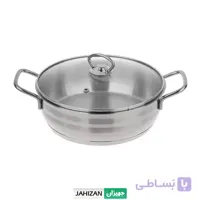 تابه دودسته استیل دستی لوکس سایز 26