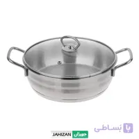 تابه دودسته استیل دستی لوکس سایز 28