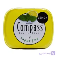 خوش بو کننده دهان کامپس COMPASS اصل آلمان رایحه سیب سبز بسته 14 گرمی