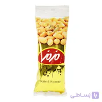 مغز بادام زمینی سرکه ای مزمز MAZ MAZ وزن 40 گرم