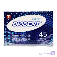 آدامس بدون شکر بایودنت BIODENT با طعم نعنا یخ بسته 12 عددی