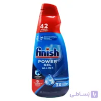 ژل ماشین ظرفشویی فینیش FINISH اصل اروپا مدل All in 1 با رایحه لیمو حجم 940 میلی لیتر