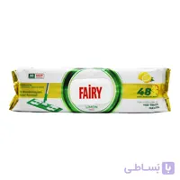 دستمال مرطوب حوله ای مخصوص تی فیری FAIRY با رایحه لیمو بسته 50 عددی