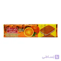 بیسکویت پرتقالی شیرین عسل SHIRIN ASAL با کرم وانیل وزن 120 گرم