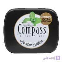 خوش بو کننده دهان کامپس COMPASS اصل آلمان رایحه نعنای تند بسته 14 گرمی