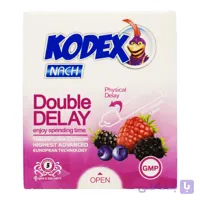 کاندوم کدکس KODEX مدل Double Delay بسته 10 عددی