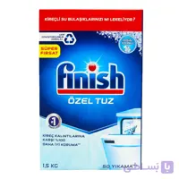 نمک ماشین ظرفشویی فینیش FINISH اصل وزن 1.5 کیلوگرم