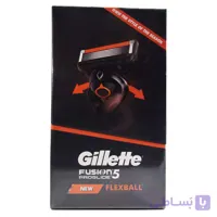 پک هدیه آقایان ژیلت GILLETTE فیوژن فایو پروگلاید به همراه 4 یدک