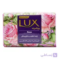 صابون لوکس LUX ویتامینه با رایحه گل رز وزن 125 گرم