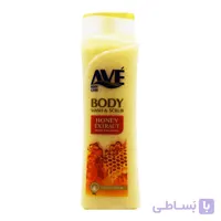 شامپو بدن اسکراب اوه AVE حاوی عصاره عسل وزن 380 گرم