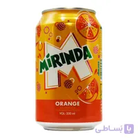 نوشابه گازدار پرتقالی میرندا MIRINDA حجم 250 میلی لیتر