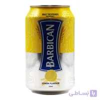 نوشیدنی مالت باربیکن BARBICAN با طعم لیمو حجم 330 میلی لیتر