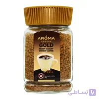 قهوه فوری طلایی آروما AROMA وزن 90 گرم